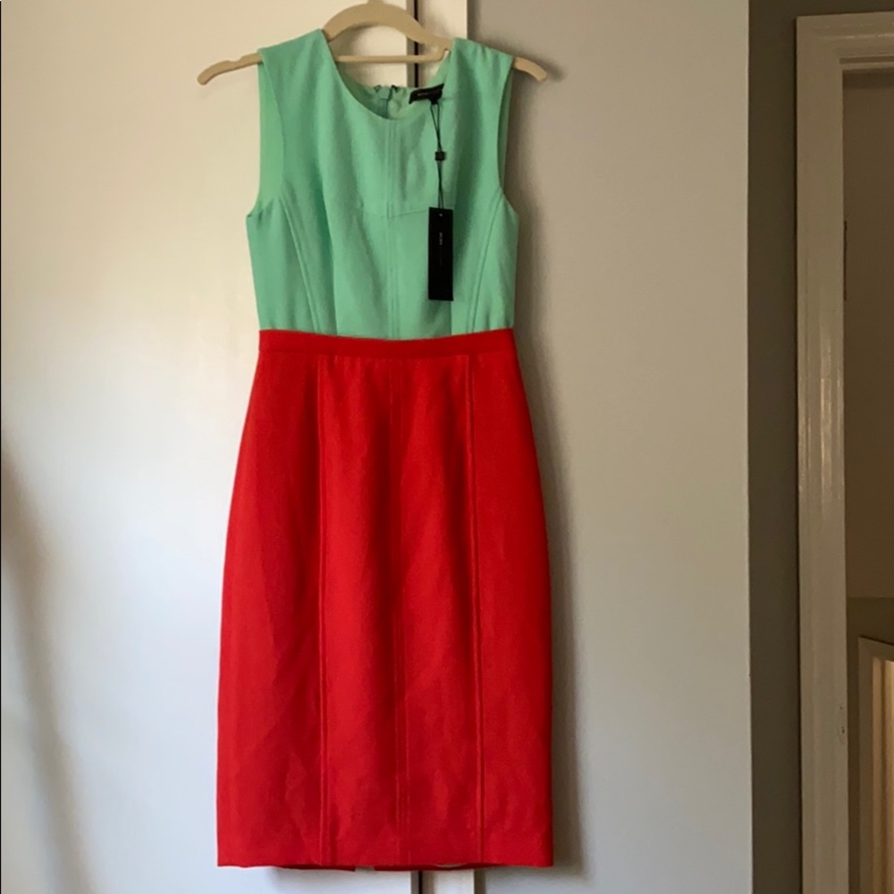 Bcbg color block dress